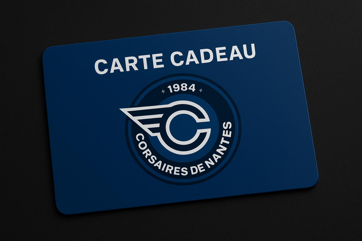 Carte - Cadeau Corsaires de Nantes - Le Shop des Corsaires