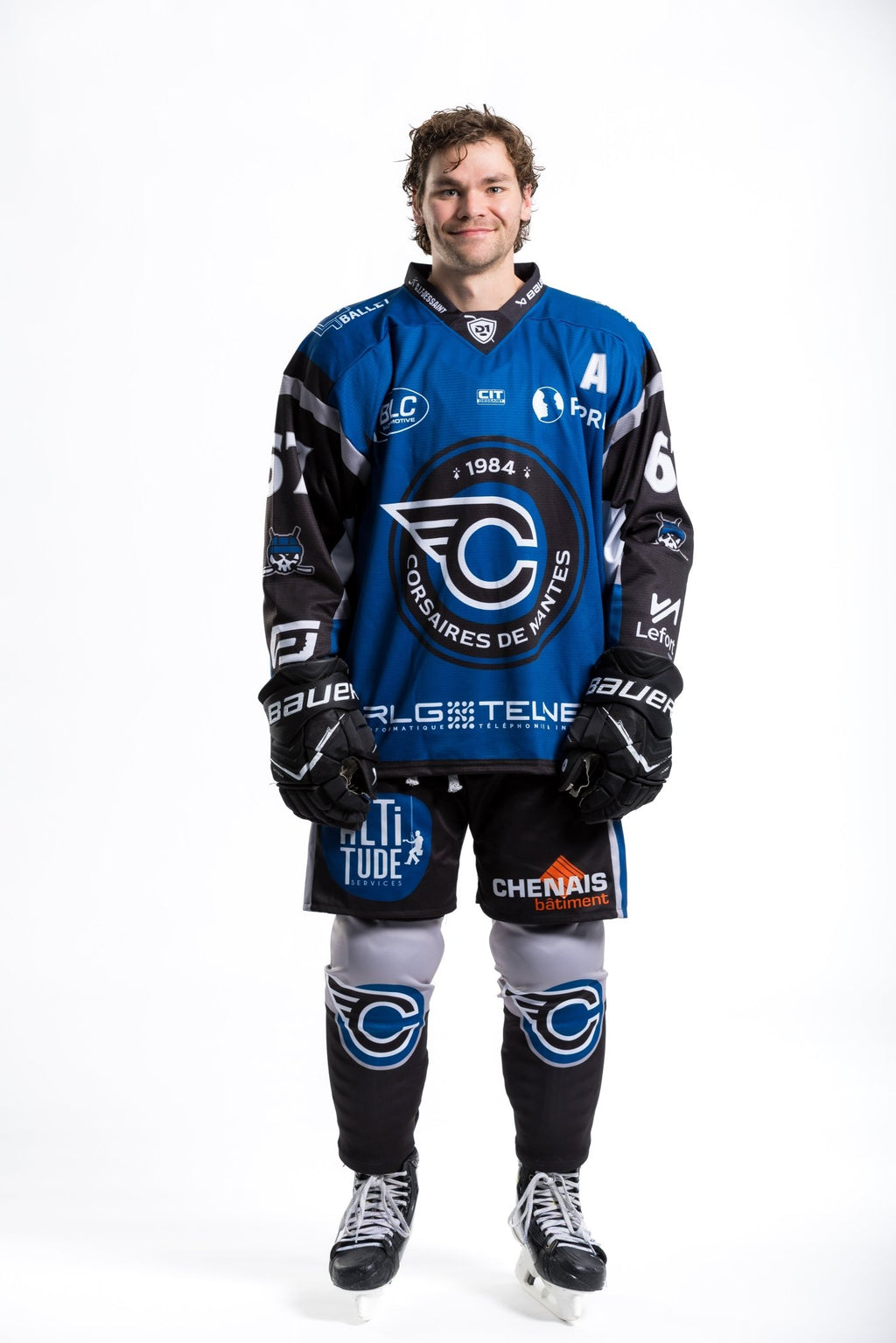 Maillot Domicile 25/26 porté par Sean ROSS - Le Shop des Corsaires