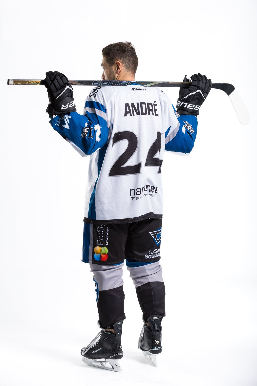 Maillot Extérieur 25/26 porté par Mathieu ANDRÉ - Le Shop des Corsaires